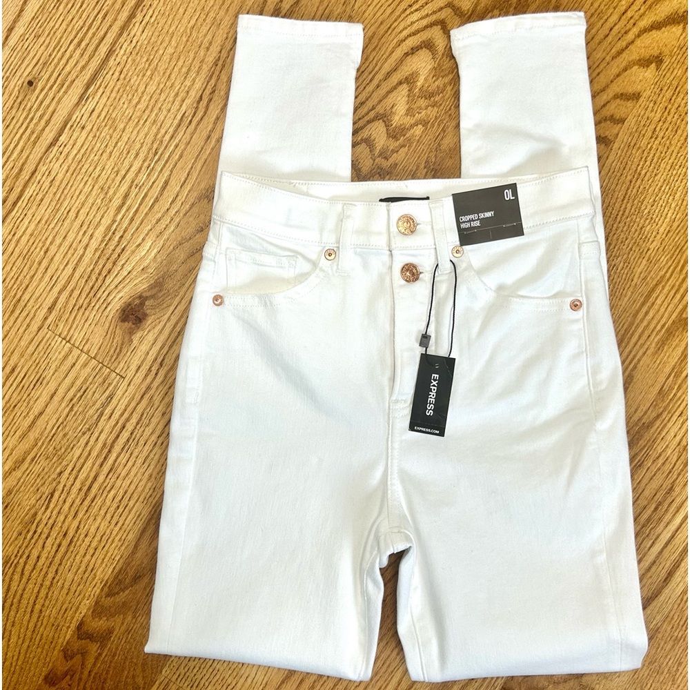 Express Cropped Skinny High Rise NWT 0L